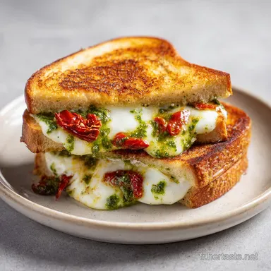 Croque Monsieur M&eacute;diterran&eacute;en en 25 Min