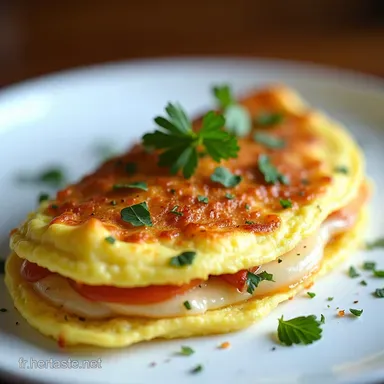 Croque Omelette au Fromage Mon Repas Rapide Pr&eacute;f&eacute;r&eacute;
