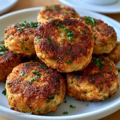 Croquettes De Saumon De Grand-M&egrave;re Dor&eacute;es