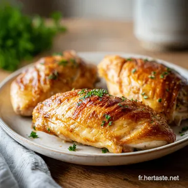 Cuisses de Poulet au Four : Recette croustillante pour 4 personnes Fiche recette