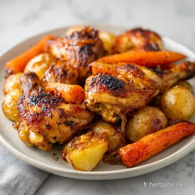 Cuisses de Poulet et Pommes de Terre (4) Fiche recette
