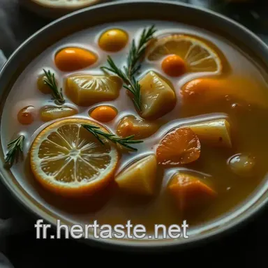 D&eacute;coction Gingembre &Eacute;pic&eacute;e aux Agrumes : R&eacute;confortante et Savoureuse Fiche recette