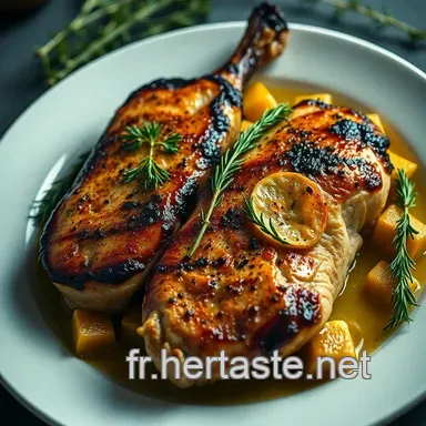 Demi Coquelet Rôti aux Herbes de Provence : Un Plat Familial Réconfortant Fiche recette