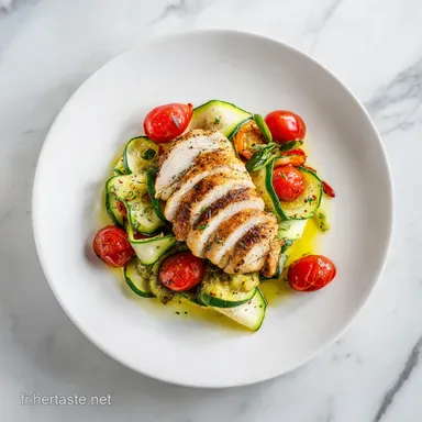 &Eacute;minc&eacute; Poulet Courgettes Tomates 35min Fiche recette