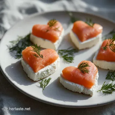 Entr&eacute;e de Saint Valentin Facile au Saumon Fiche recette