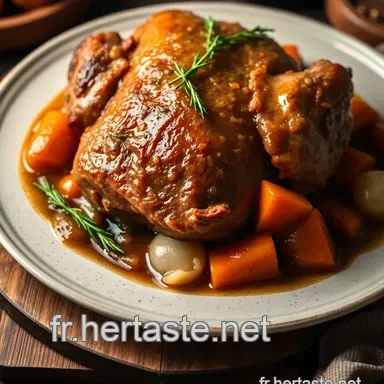 &Eacute;paule d'Agneau Confite 4 Heures : La Recette Familiale Parfaite Fiche recette