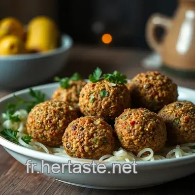 Falafel croustillant &agrave; l&rsquo;air fryer : un d&eacute;lice du Moyen-Orient