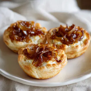 Feuillet&eacute;s Ch&egrave;vre Oignon : Recette Artisanale en 35 Minutes