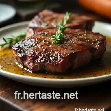 Succulent filet mignon à la plancha : Ma méthode infaillible aux herbes Fiche recette