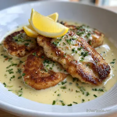 Filets de Poisson &agrave; la Cr&egrave;me au Citron : Sauce Bistro Facile Fiche recette