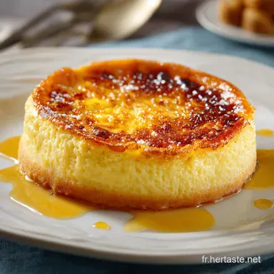 Flan P&acirc;tissier L&eacute;ger Sans P&acirc;te Le Vrai Go&ucirc;t de Boulangerie Facile Fiche recette