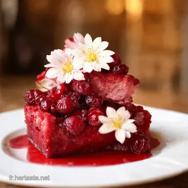 Flower Renvers&eacute; aux Cerises Un D&eacute;lice de GrandM&egrave;re Fiche recette