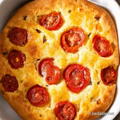 Focaccia Tomates Chorizo Ma Recette Facile et Ensoleill&eacute;e
