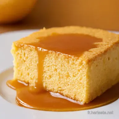Recette Simple et Rapide Fondant Caramel Beurre Sal&eacute; Facile Fiche recette