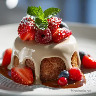 Fondant aux Petits Suisses : la recette facile, l&eacute;g&egrave;re et cr&eacute;meuse. Fiche recette