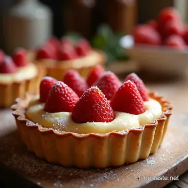 Recette Fraisier Classique Cr&egrave;me Mousseline et Fraises de Saison Fiche recette