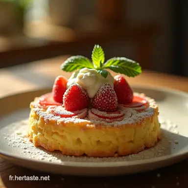 G&acirc;teau Froid aux Fraises L&eacute;ger au Citron Vert Recette Sans Cuisson Fiche recette