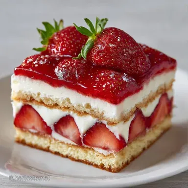 Fraisier Traditionnel pour 8 Personnes Fiche recette