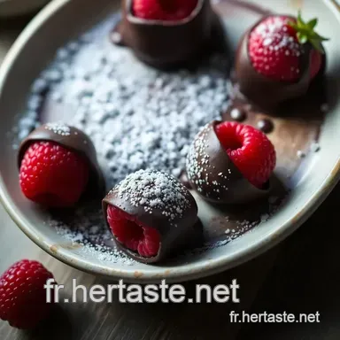 Framboises Enrob&eacute;es de Chocolat : Une Douceur &Agrave; Croquer Fiche recette