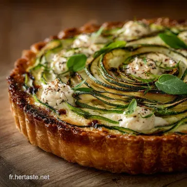 Galette de courgette au fromage Le secret dune p&acirc;te croustillante