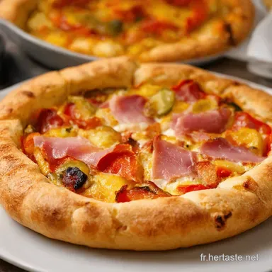 Galette L&eacute;gumes Jambon Mozza Recette Facile et Gourmande Fiche recette