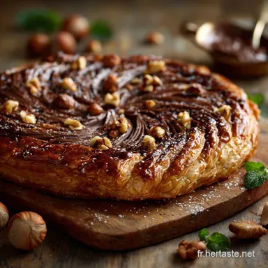 Galette chocolat noisette Recette rustique fondante Fiche recette