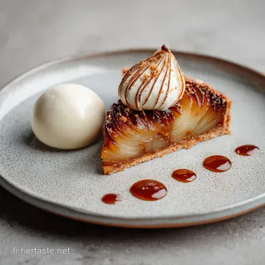 Galette sans Frangipane : Cr&eacute;meux Noisette Poires Fondantes Fiche recette