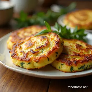 Dlicieuses Galettes de Courgettes au Ch&egrave;vre Ma Recette Facile Fiche recette