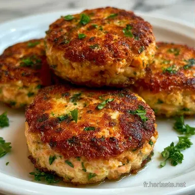 Galettes de Saumon Croustillantes Faciles Fiche recette
