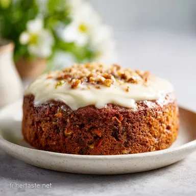 G&acirc;teau &agrave; la Carotte Moelleux pour 12 Portions Fiche recette