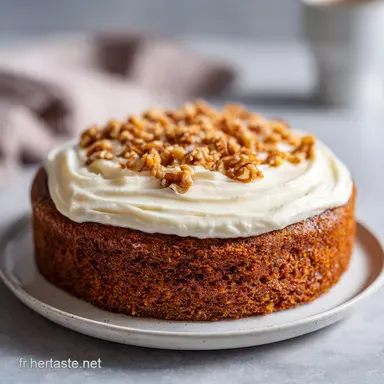 G&acirc;teau &agrave; la Carotte Moelleux pour 12 Portions