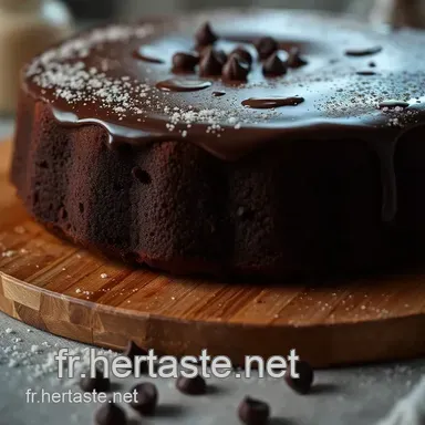Gâteau au Chocolat Intense aux Cacao : Un Délice Fondant à Partager Fiche recette