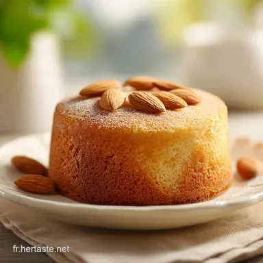 G&acirc;teau Aux Amandes Moelleux pour 8 Portions Fiche recette