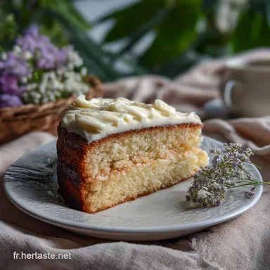 Recette de G&acirc;teau Blanc Moelleux avec Gla&ccedil;age &agrave; la Cr&egrave;me Ready in 30 Min Fiche recette