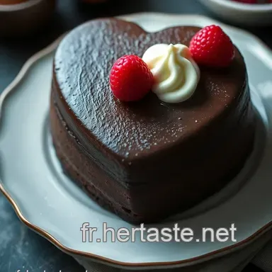 G&acirc;teau Coeur Fondant au Chocolat : Le Desserts Id&eacute;al pour les Amateurs de Chocolat Fiche recette