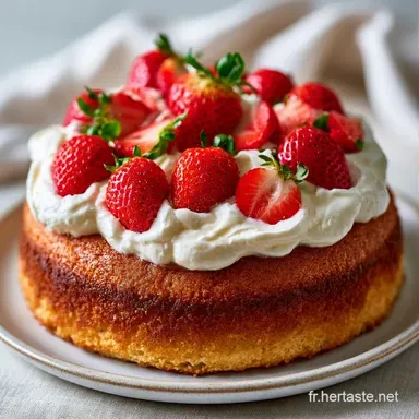 G&acirc;teau Fraisier Au Mascarpone Fiche recette