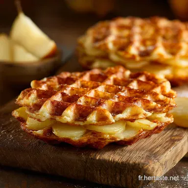 Gaufres aux Pommes de Terre : la recette sal&eacute;e rustique et ultra-croustillante Fiche recette