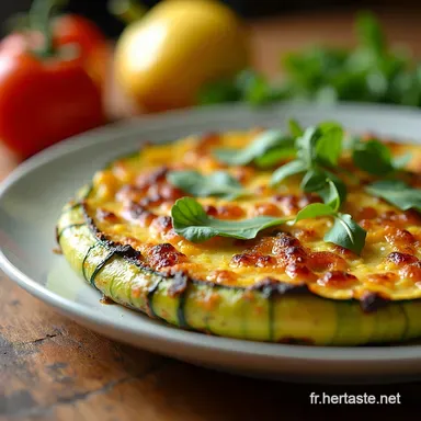 Recette Simple et Rapide Galette Courgette Chèvre Facile et Gourmande Fiche recette