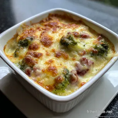 Brocoli Et Jambon: Gratin Savoyard Express Facile et Cr&eacute;meux