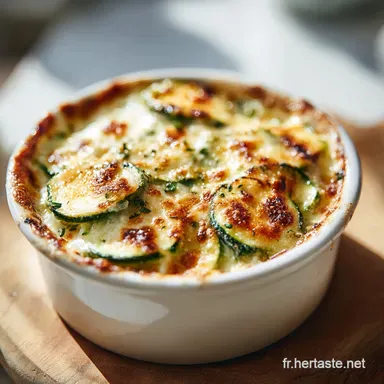 Gratin Courgettes Ch&egrave;vre pour 4 Personnes &ndash; Fondant et Croquant