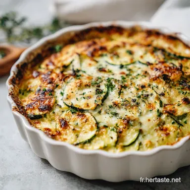 Gratin de Courgettes Italien : Recette Fondante pour 4 Personnes