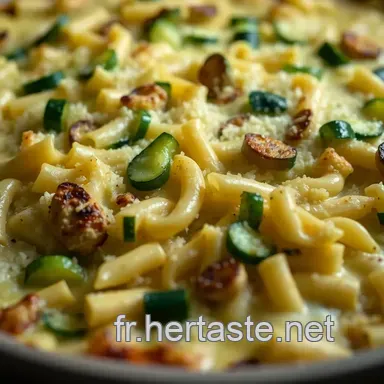 Gratin de P&acirc;tes aux Courgettes : Le Plat Parfait de l'&Eacute;t&eacute; Fiche recette