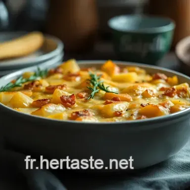 Gratin de pomme de terre sans cr&egrave;me : un plat r&eacute;confortant et savoureux