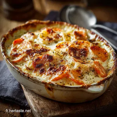 Gratin L&eacute;ger aux Carottes B&eacute;chamel All&eacute;g&eacute;e Moelleux et Facile Fiche recette