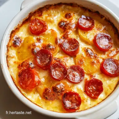 Gratin Rustique De Pommes Au Chorizo