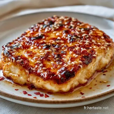 Halloumi Caram&eacute;lis&eacute; au Miel en 10 Minutes Fiche recette