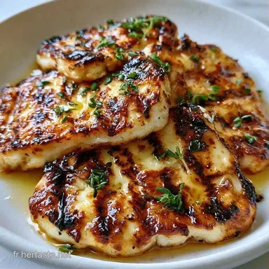 Halloumi Grill&eacute; Au Barbecue en 15 Min Fiche recette