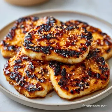 Halloumi Po&ecirc;l&eacute; Au Miel en 20 Minutes Fiche recette