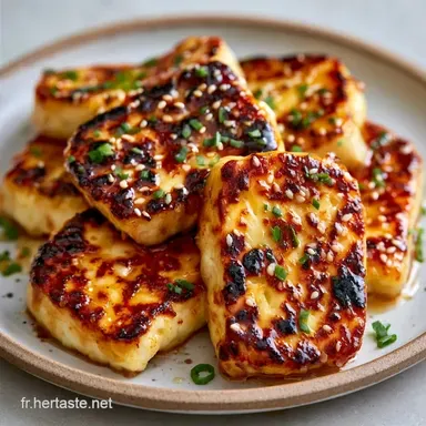 Halloumi Po&ecirc;l&eacute; Au Miel en 20 Minutes