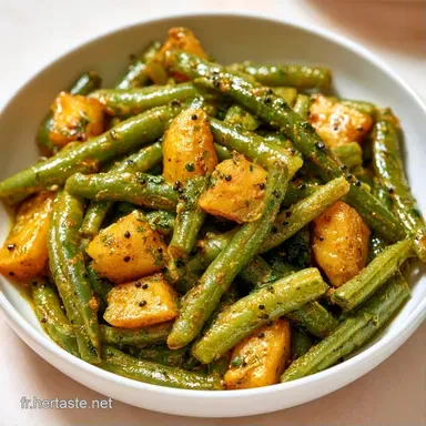 Haricots Verts &agrave; l'Indienne (25 Min) Fiche recette